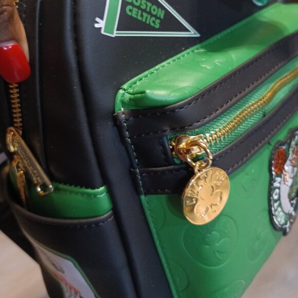 Loungefly NBA Celtics Mini Backpack NWT - Picture 5 of 6